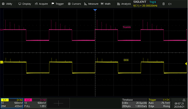 高精度信号出力