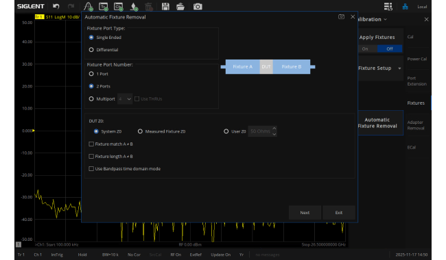 フィクスチャ誤差補正